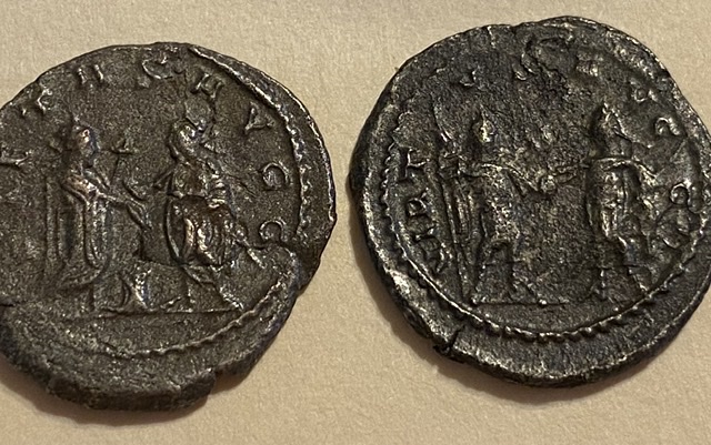 Valerian-I-Silver-Antoninianus,-Ludwig-I-Unique-Strike,-Looks-Like-A-Zombie