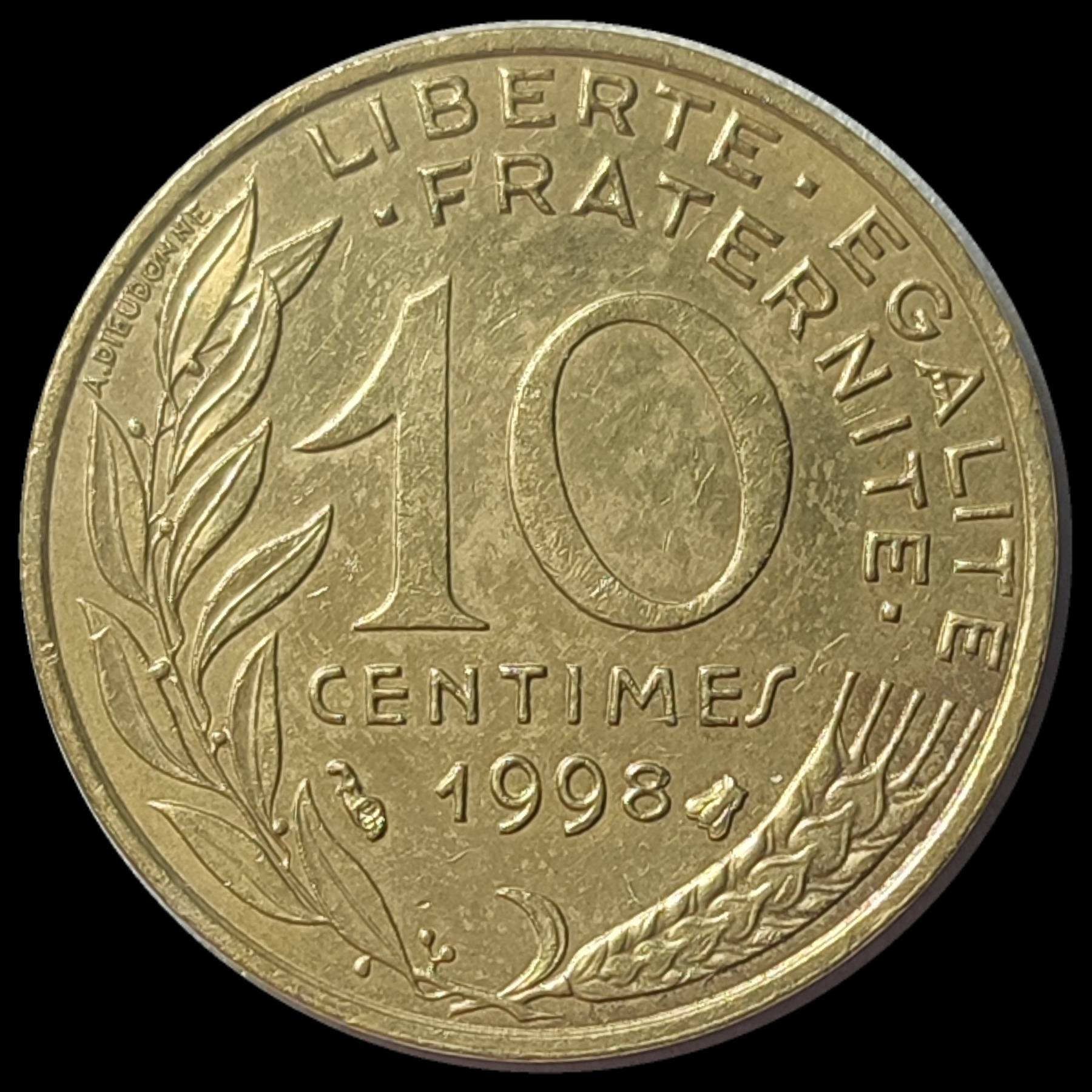 10-Centimes-1998-France---DDO