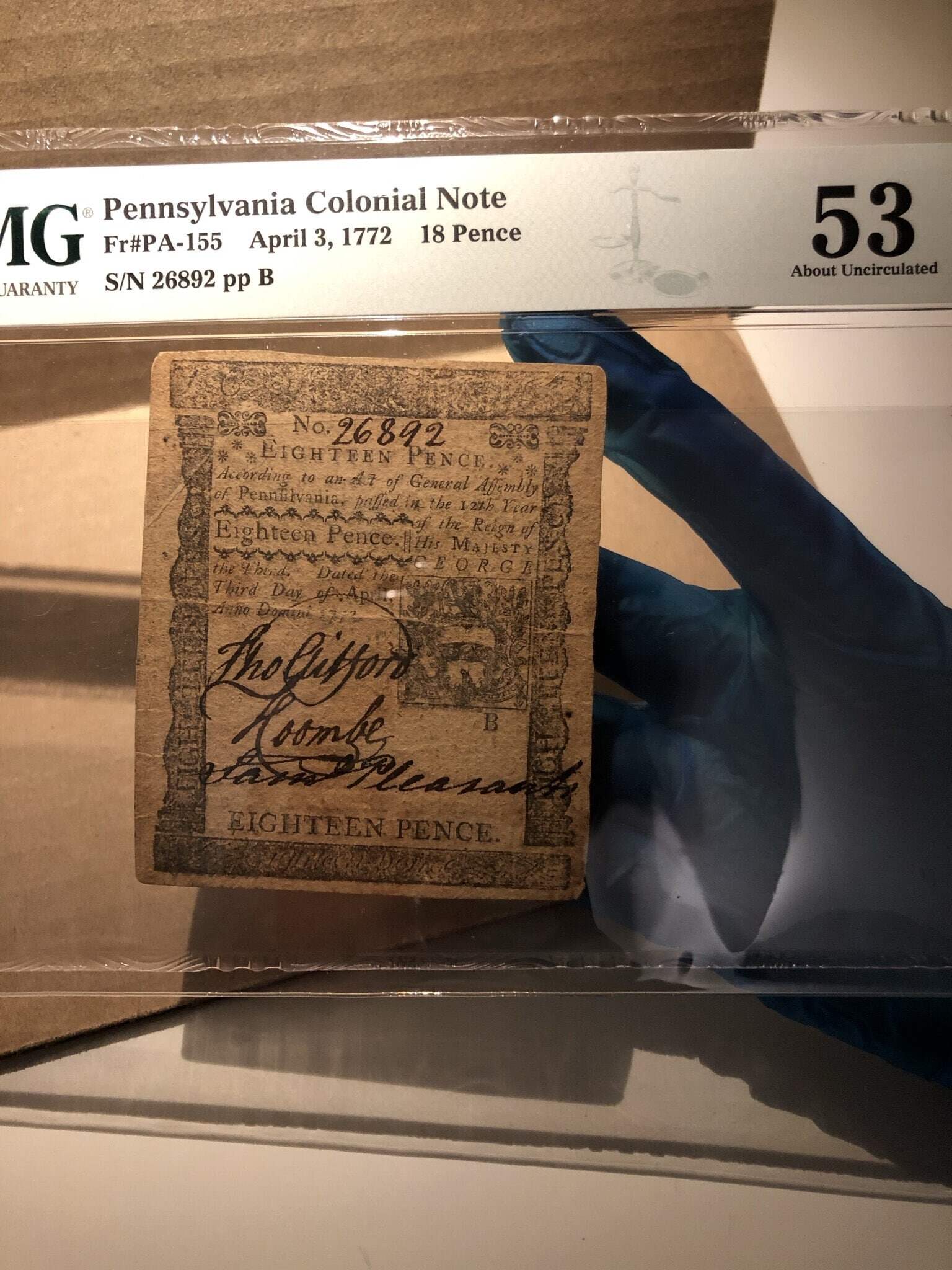 1772-Colonial-Note,-Need-Verifications-For-The-Signatures.