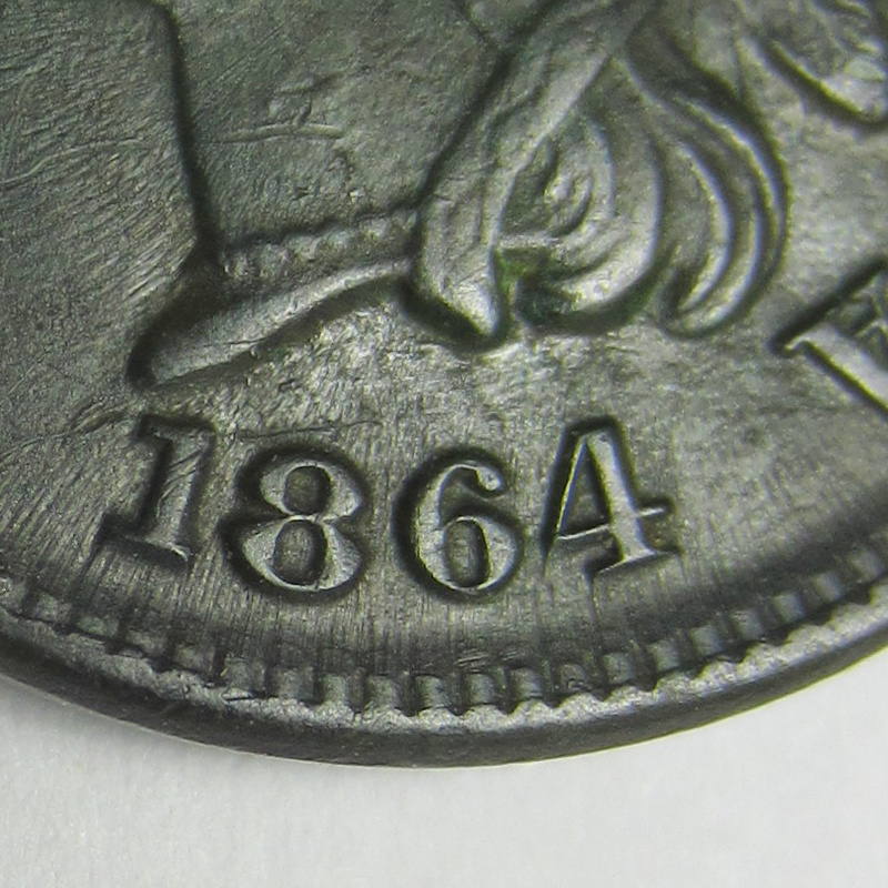 1864-Indian-Head-Cent---Opinions-On-Grade