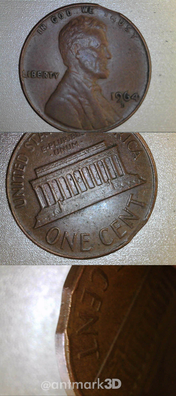 1964--D-Lincoln-Cent-Clipping?