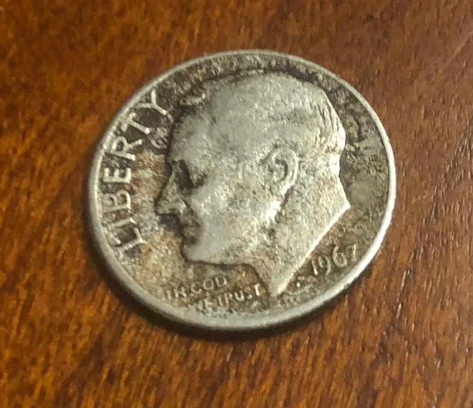 1967-Roosevelt-Dime-Man-Made-Error?