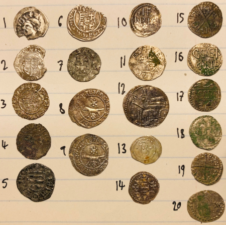 Serbian-&-Hungarian-Small-Medieval-Silver-Coins---Fake?