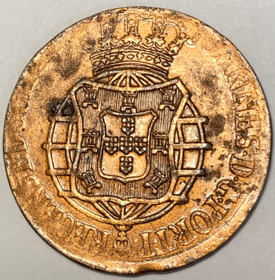 Angola-Portuguese-Africa,-Shiny-1-Macuta-1814.-Is-It-Genuine?