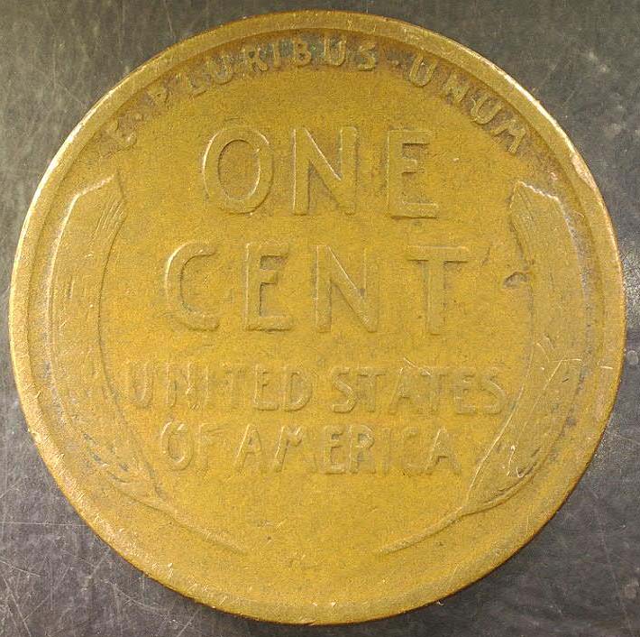 1918-Lincoln-Wheat-Cent-Obverse-Lamination-At-Liberty