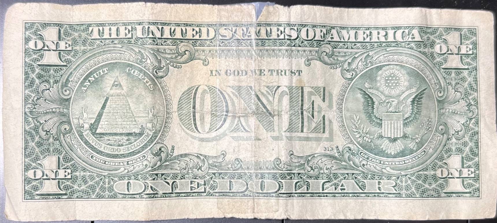 2009-$1-Dollar-Bill-Has-Unusal-Serial-Number,-1-Digit-Missing,-&-Appears-To-Have-2-Digits-Missing