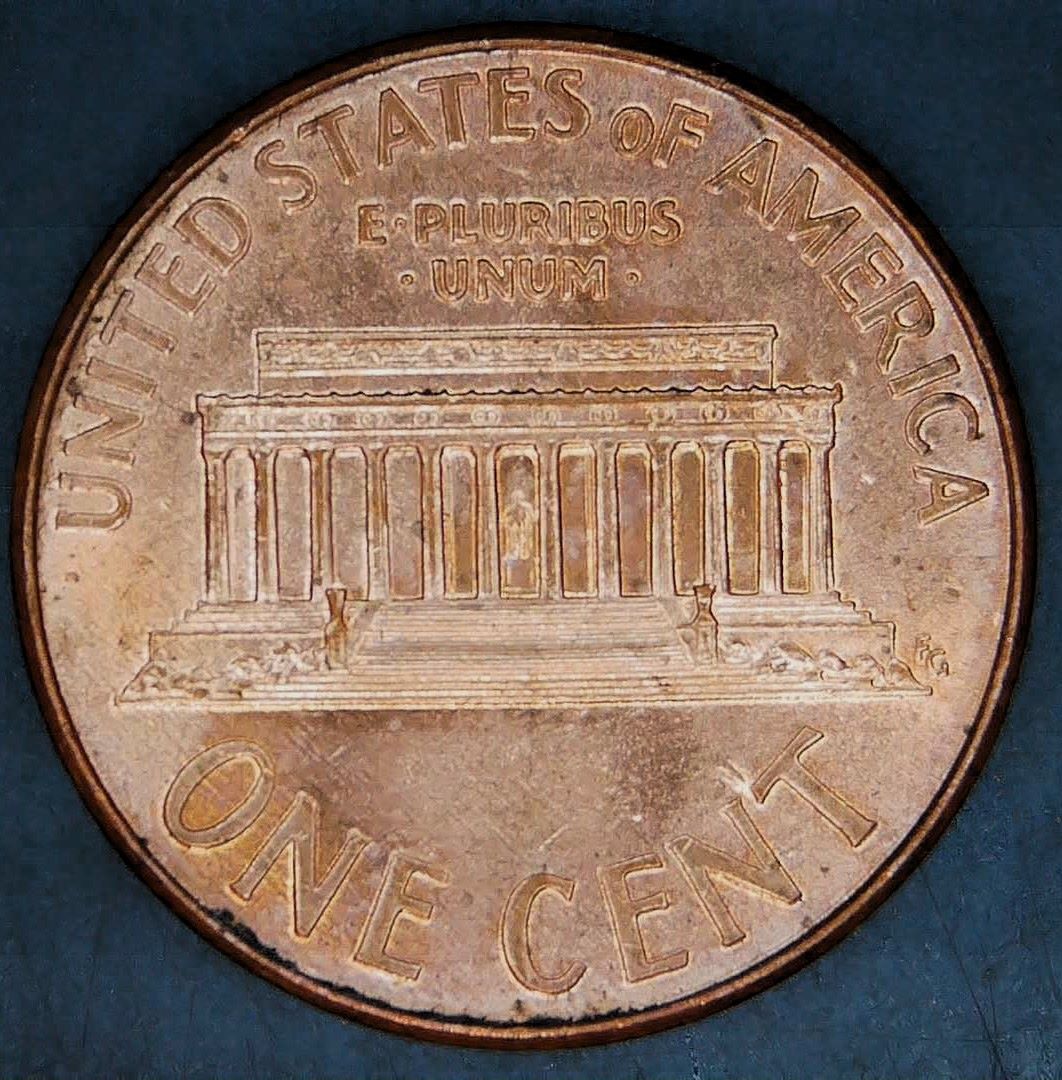 2008-D-Lincoln-Memorial-Cent,-Obverse,-Die-Cracks,-Or-Bad-Planchet?