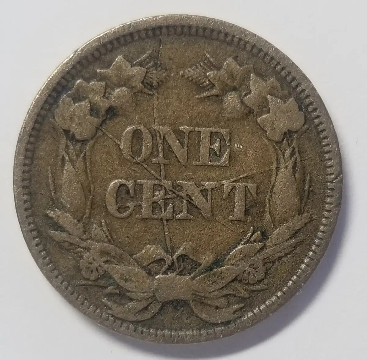 Flying-Eagle-1858-Cent-With-Die-Cracks