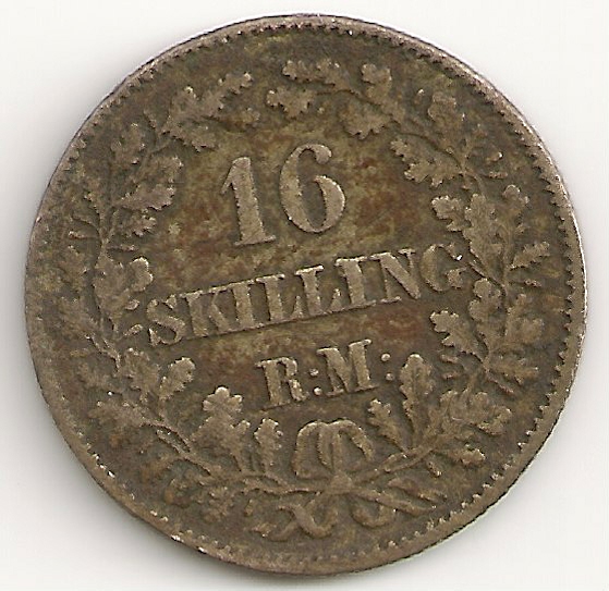 1856-Danish-16-Skilling