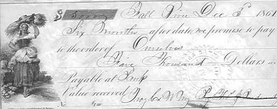 1861-Fall-River---Warrant?--Promissory-Note?