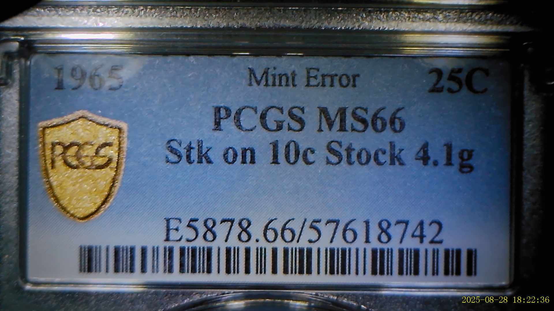 1966-Washington-Quarter-Struck-On-10c-Stock