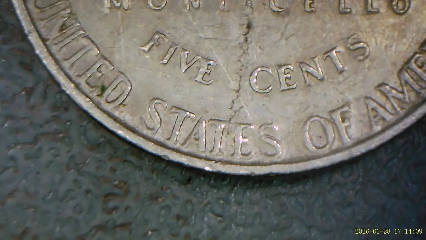 1963-P-Jefferson-Nickel-With-Possible-Lamination-Issues?