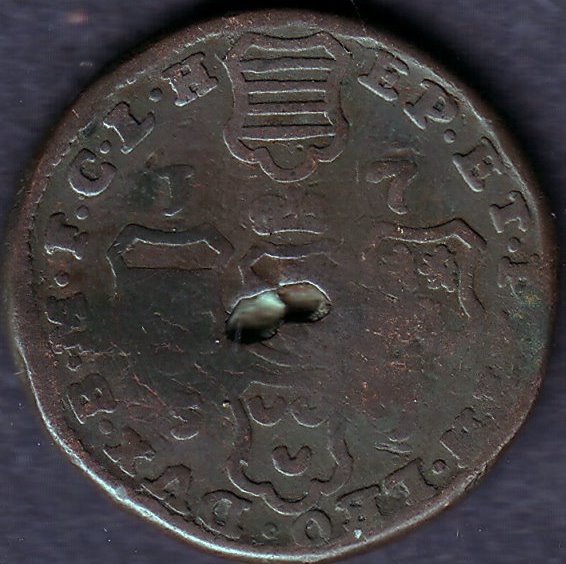 Help-Again--With-The-Box-Coins-Id:-1825-Spain-8-Maravedis-And-1759-Leige-4-Liard