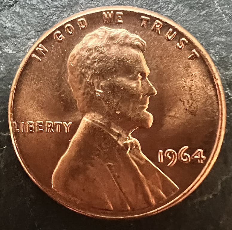 1964-P-No-Mint-Mark-Penny----Detailed-Strike-&sharp-Edges