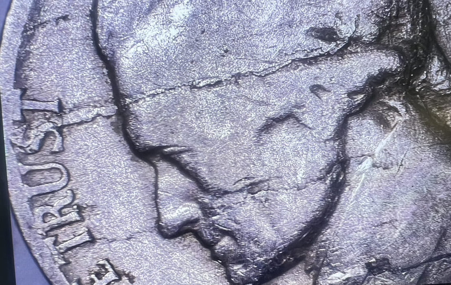 1942-Nickel---Die-Error-Or-Circulation-Damage-Or-Something-Else?