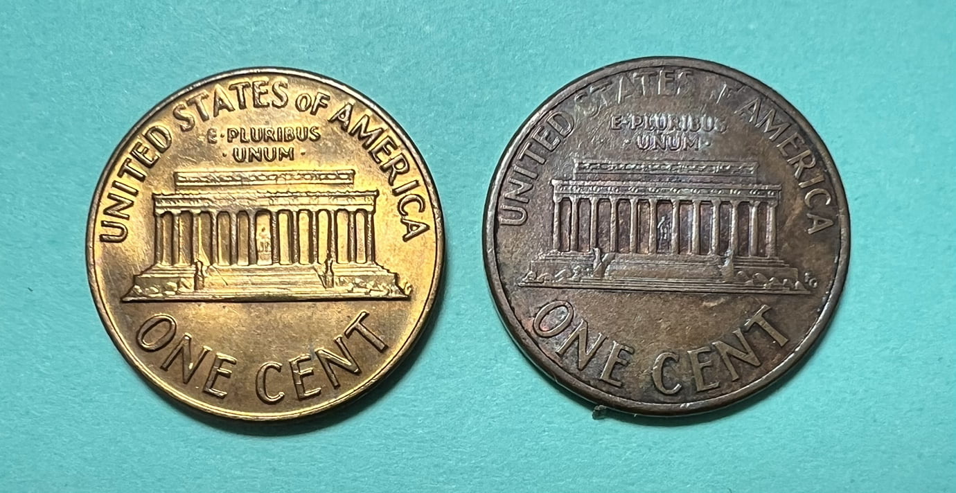 1993-P-Penny-|-Dull-Bronze-Ish-Coloring?