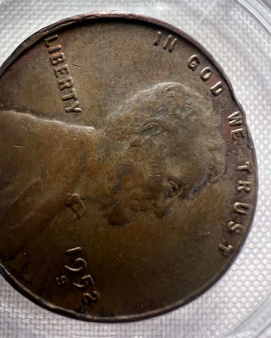 1952-S-Wheat-Penny,-Bent