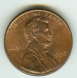 1996-D-Lincoln-Memorial-Cent,-What-Type-Of-Error?