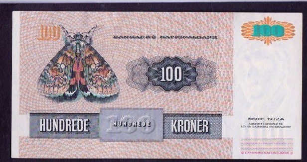 1972-Denmark-100-Kroner-1995-Reprint?