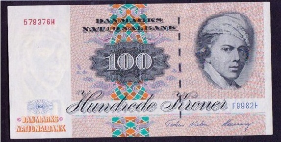 1972-Denmark-100-Kroner-1995-Reprint?