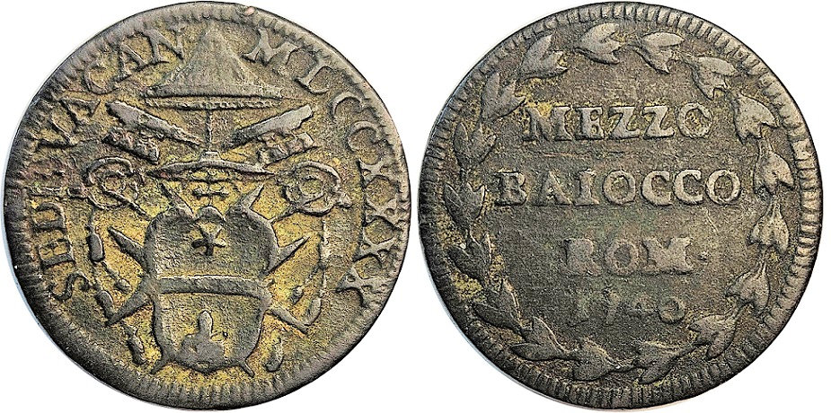 Post-Your-Papal-States-Coins---Reverse-Chronological-Schedule-By-Ruler