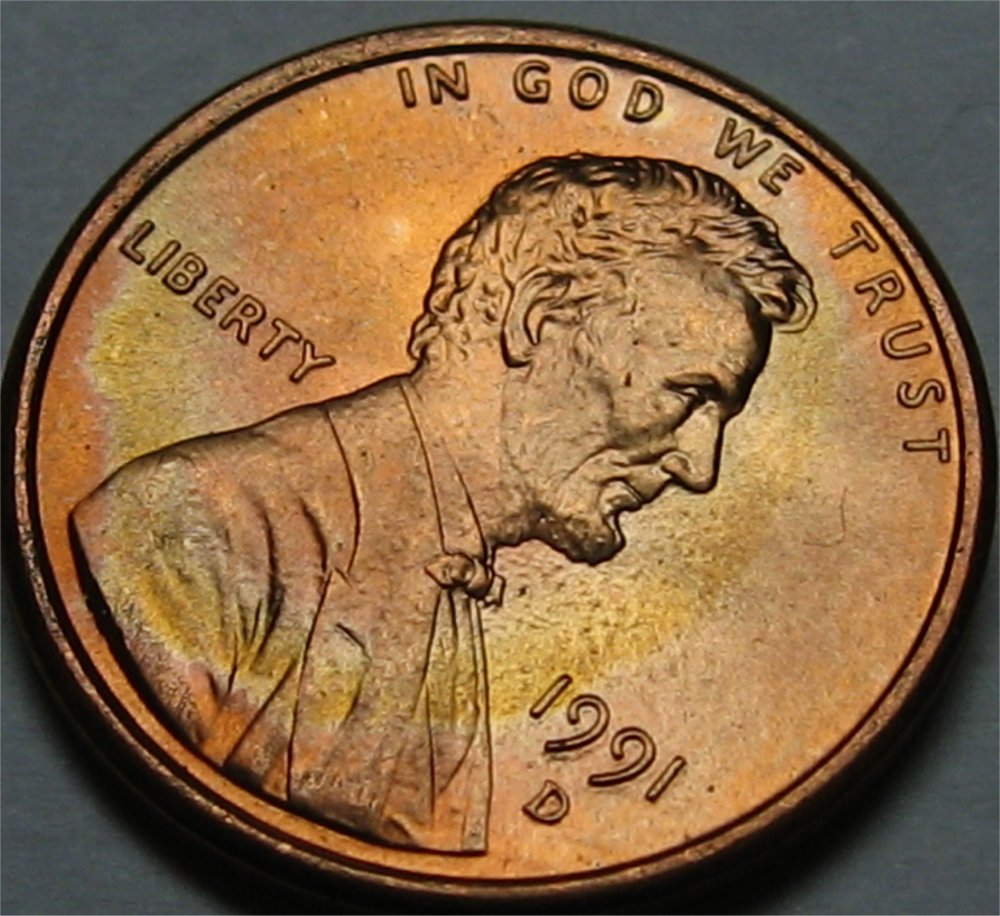 1991-D-Lincoln-Cent-Toner