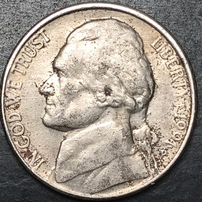 1991-P-Jefferson-Nickel