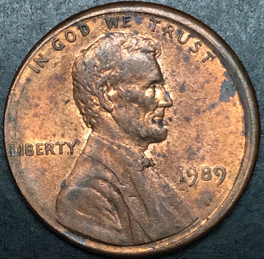 1989-Lincoln-Memorial-Cent-Collar-Issues-On-Obverse
