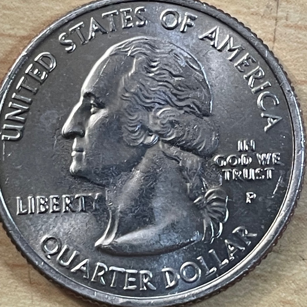 2007-Wyoming-Quarter/-Lamination-Error?