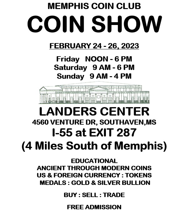 2023-Memphis-Coin-Club-Coin-Show-Feb-24-26
