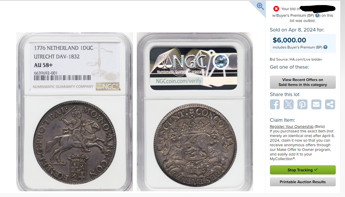 1733-1794-Netherlands-Silver-Rider-Ducaton-NGC-And-PCGS-Combined-Pop-Report