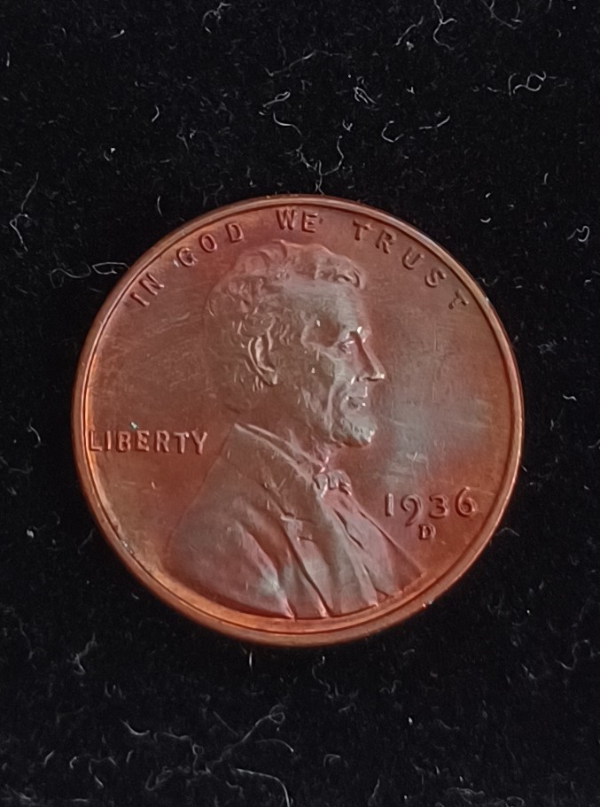 1936-D-Lincoln-Cent-Penny-For-Grading---Luster
