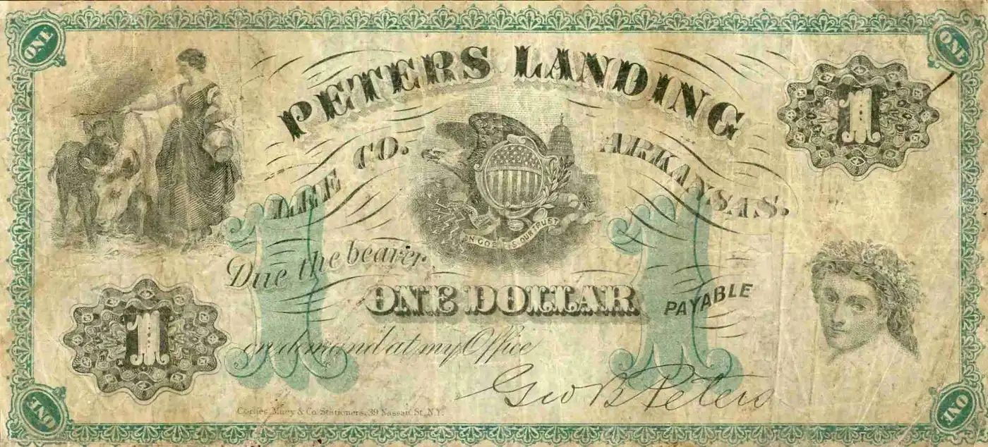 Hokiefan's-Collection-Of-Arkansas-Obsoletes,-Scrip-And-National-Bank-Notes