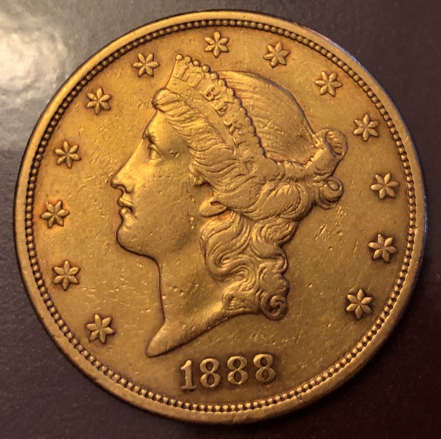 1888-S-$20-Double-Eagle-Liberty-I-Think?---Grade?