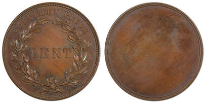 Heaton/Birmingham-Mint-Advertising,-Specimen-And-Pattern-Pieces