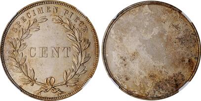 Heaton/Birmingham-Mint-Advertising,-Specimen-And-Pattern-Pieces