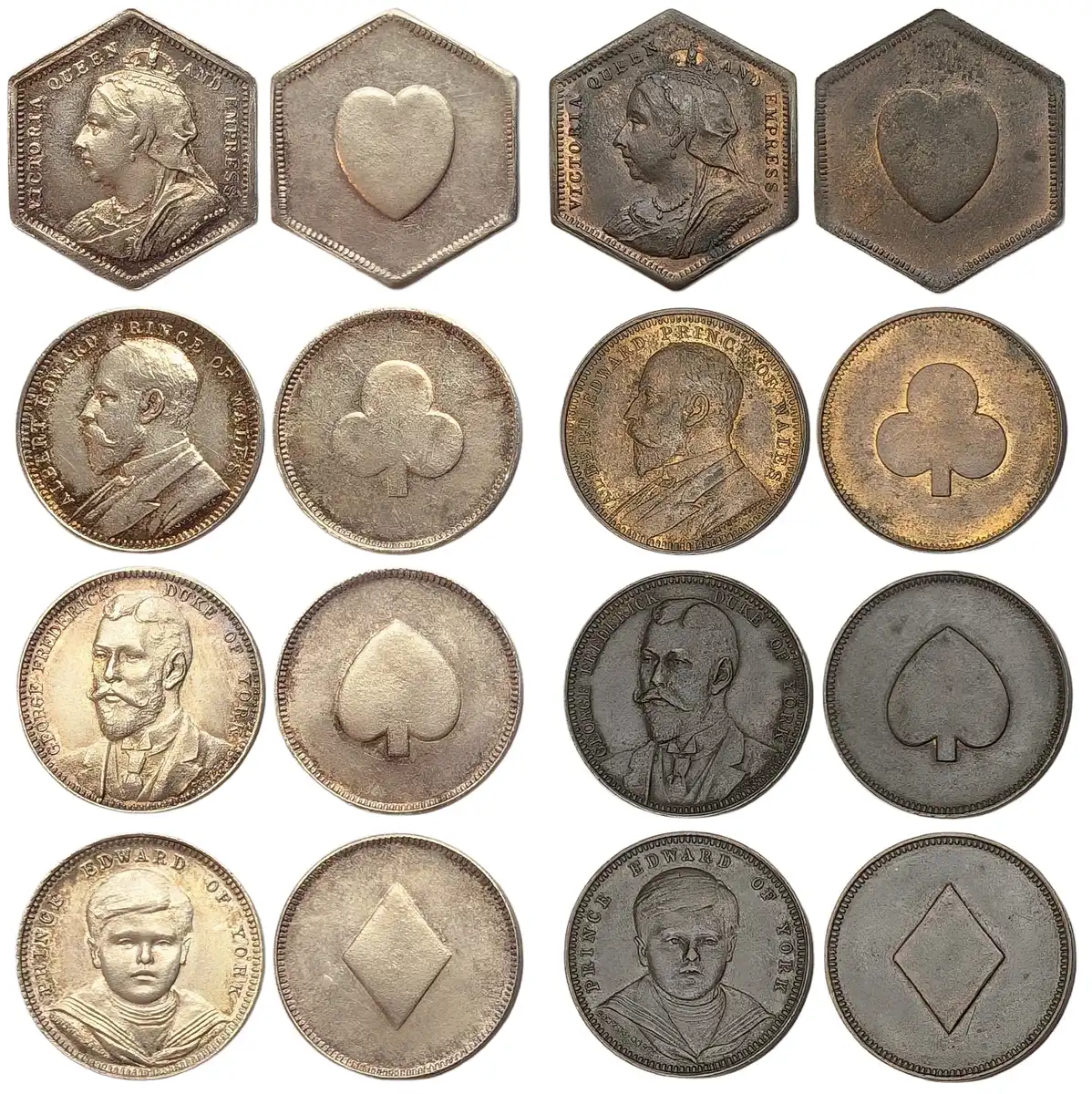 Heaton/Birmingham-Mint-Advertising,-Specimen-And-Pattern-Pieces