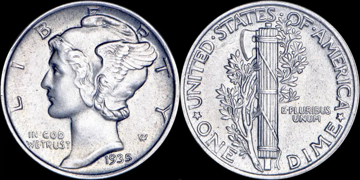 1935-Mercury-Dime-Grade
