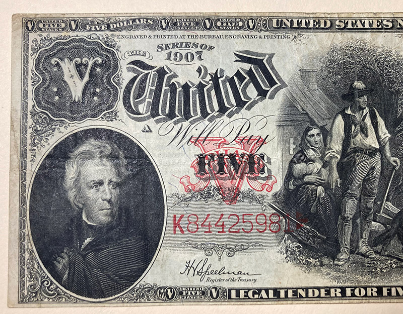 1907-Woodchopper-$5---Grading-And-Opinions