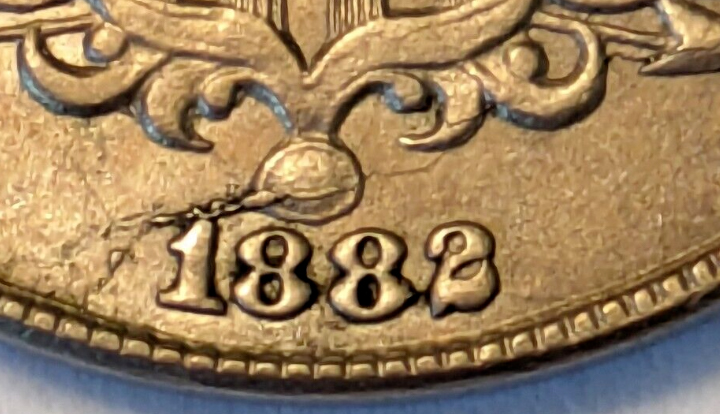 1882-Shield-Nickel---Grade-And-Comments,-Please