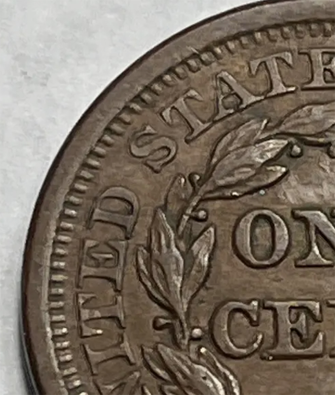 1850-Braided-Hair-Large-Cent---Interested-In-Opinions