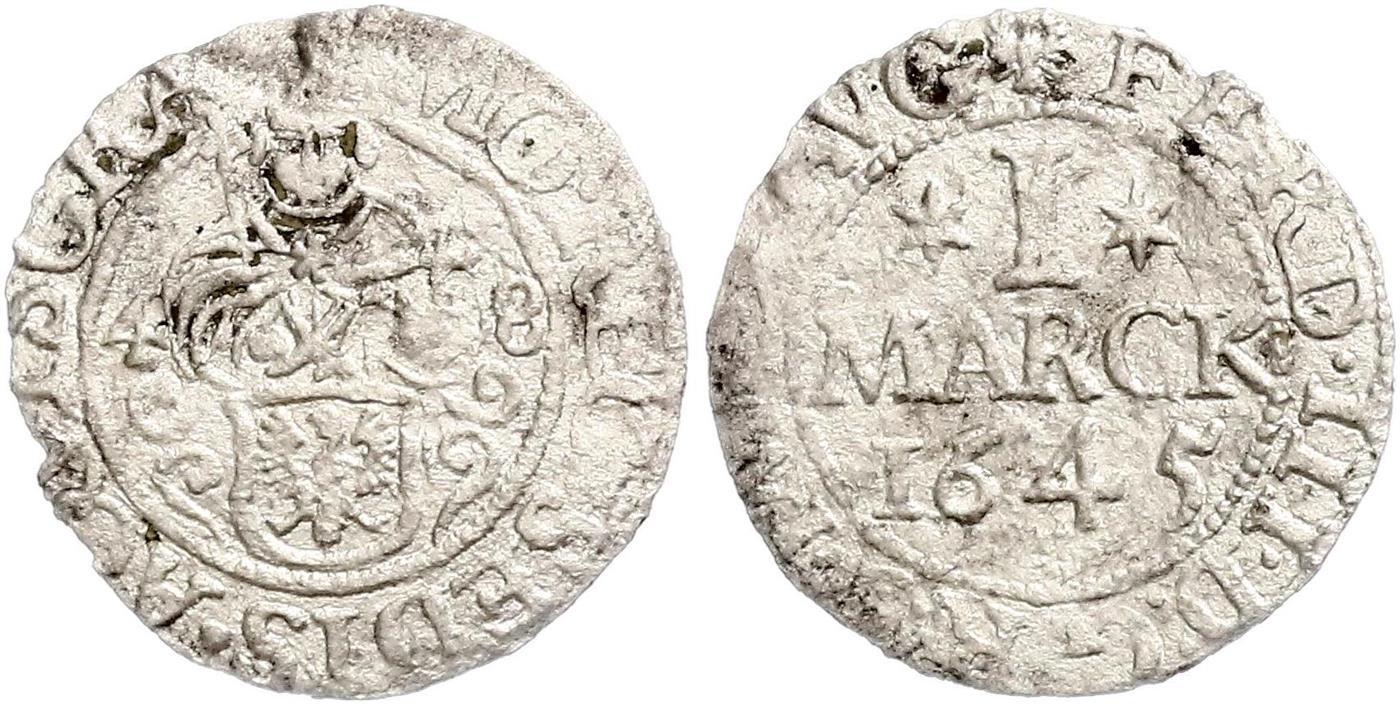 Aachen-Zwitter-1-Mark-1645/1648