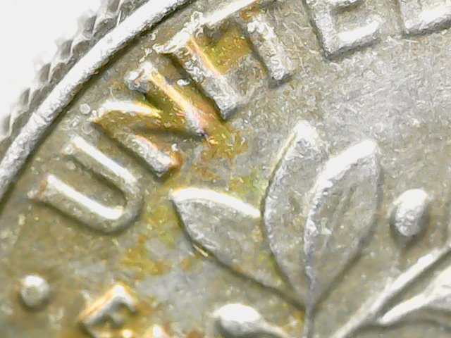 2022-P-Dime-Different-Colors---Damage-After-Minting?