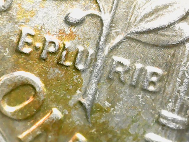 2022-P-Dime-Different-Colors---Damage-After-Minting?
