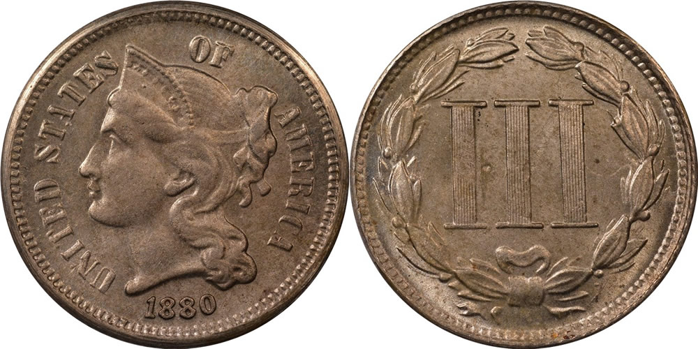 Counterfeit-Detection:-1880-Three-Cent-Nickel