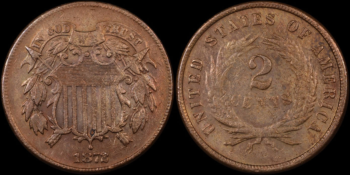 Counterfeit-Detection:-1872-Two-Cent-Piece