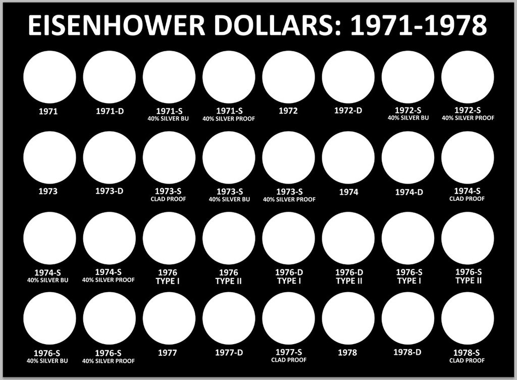Eisenhower-Dollars---Digital-Capital-Plastics-Holder
