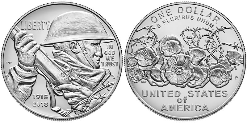 Video:-2018-WWI-Commemorative-Dollar-W/Artist-Leroy-Transfield-And-Sculptor-Engraver-Don-Everhaft