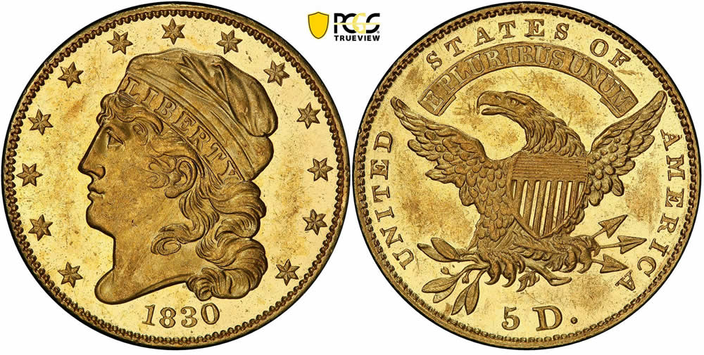 1830-Proof-Five-Dollar-Gold-Half-Eagle-PCGS-PR-62