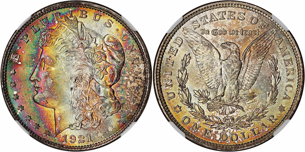 Toner-Tuesday!-1921-Morgan-$1-NGC-MS-67+